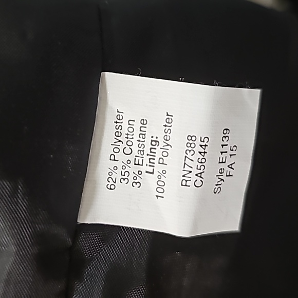 J Crew Factory black and white geometric print dress size 12 - Picture 8 of 8